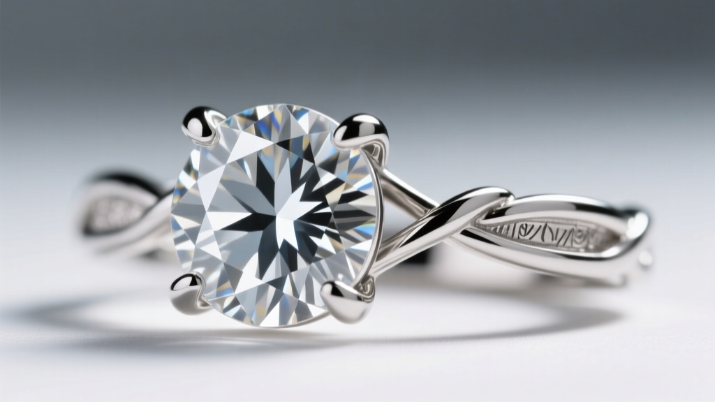 Macro shot of a platinum basket pendant setting holding a 5-carat lab diamond, highlighting thick prongs and a secure bail.