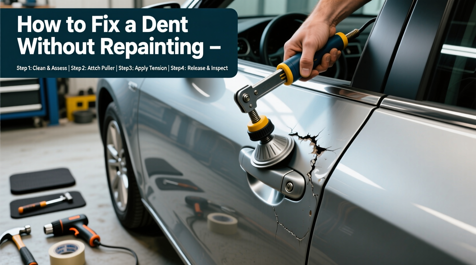 how to fix a dent in a car