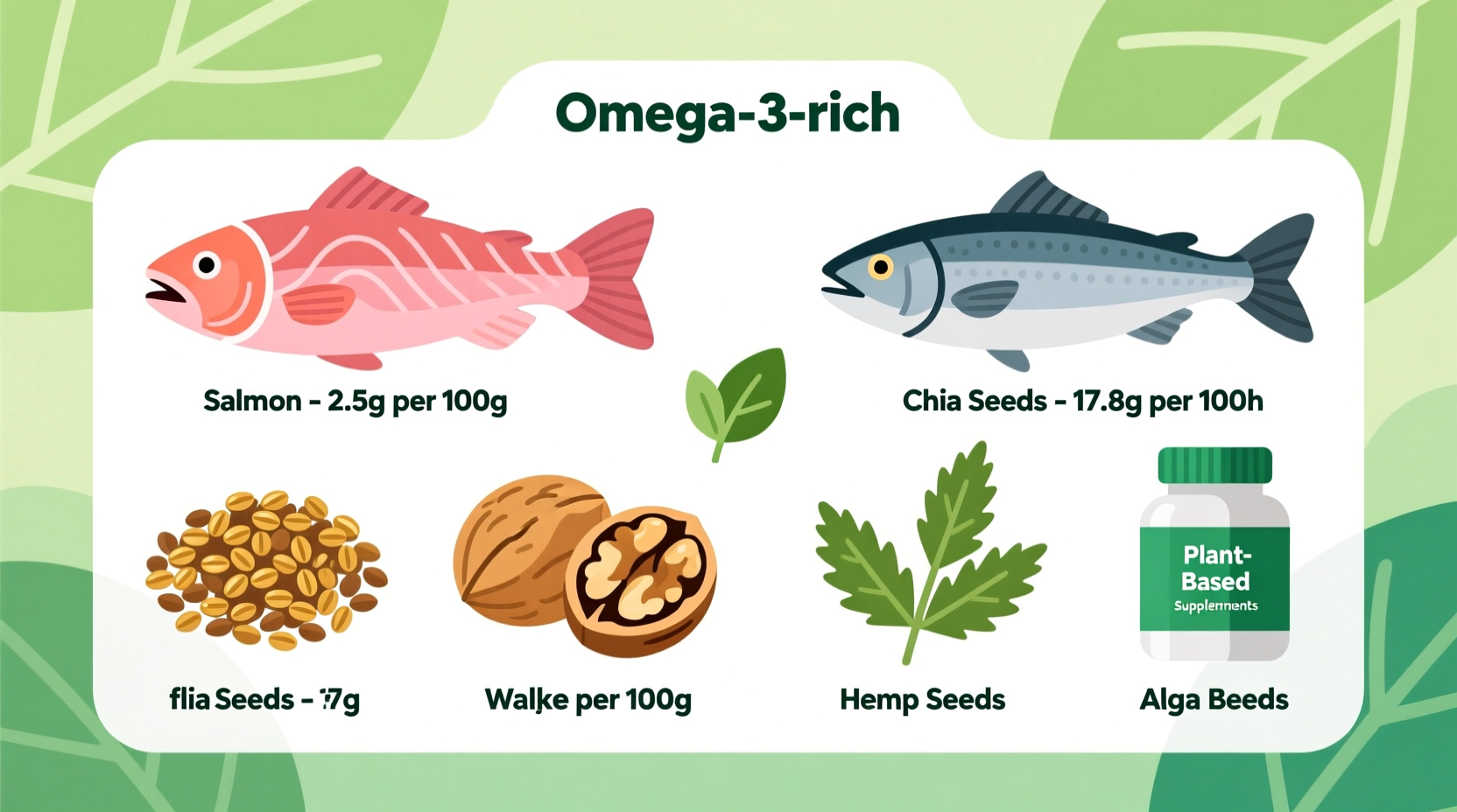 what foods have omega 3 in it