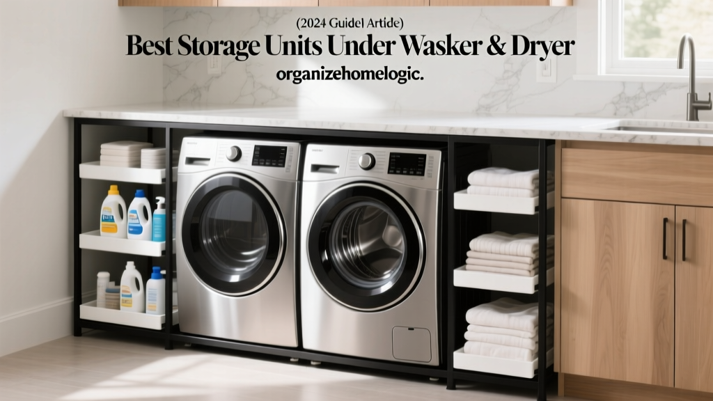 Best Storage Units Under Washer & Dryer (2024 Guide)