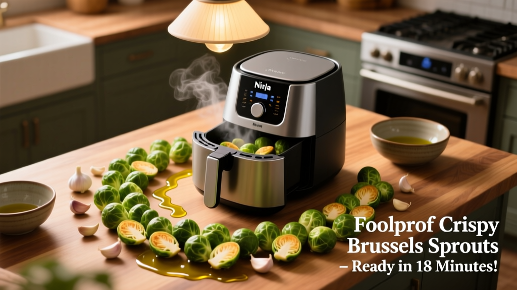Crispy Brussels Sprouts in Ninja Foodi: Foolproof Guide