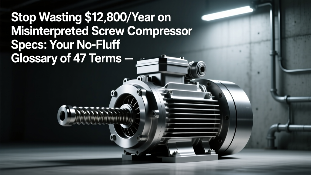 Screw Compressor Glossary: 47 ROI-Driving Terms