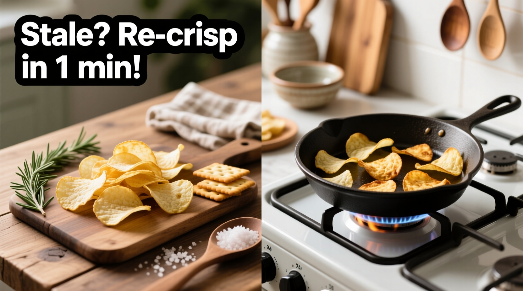 how to refresh stale chips and crackers without an oven microwave hack included