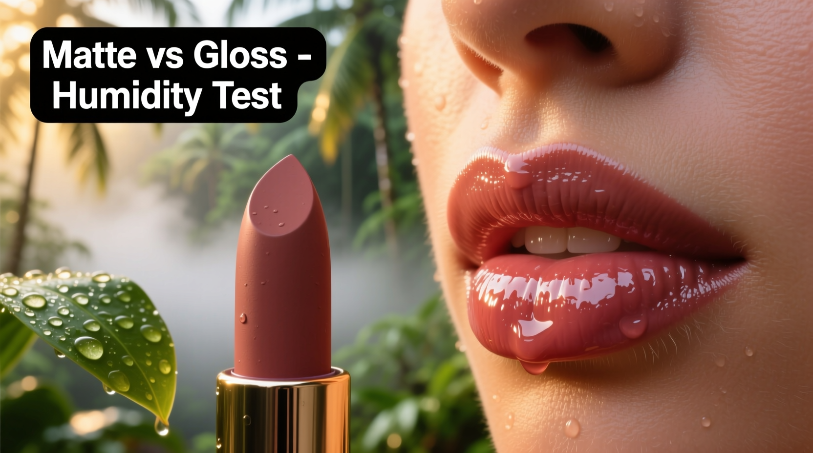 is matte lipstick more durable than gloss in humid weather