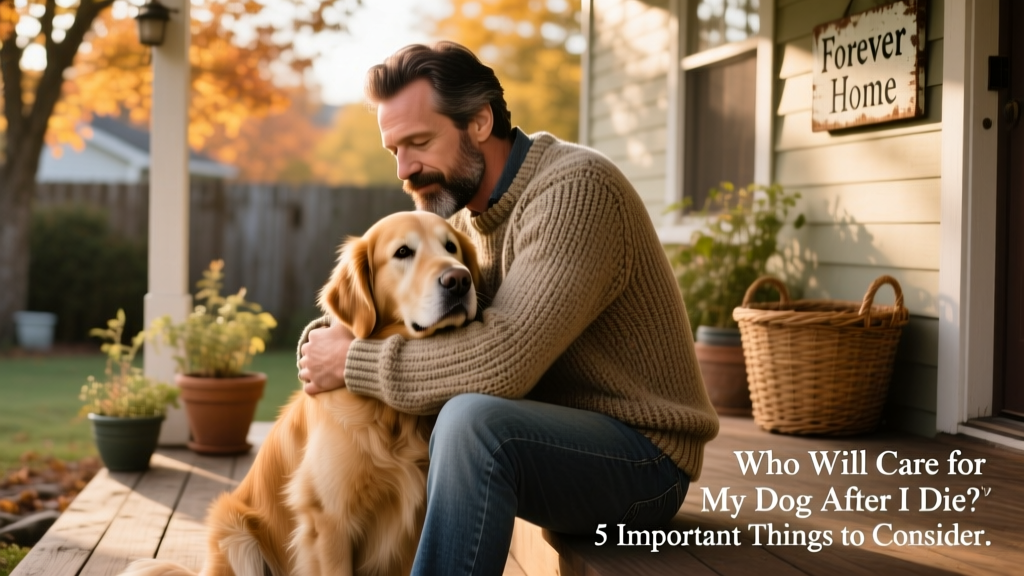 hipster man snuggling and hugging his dog