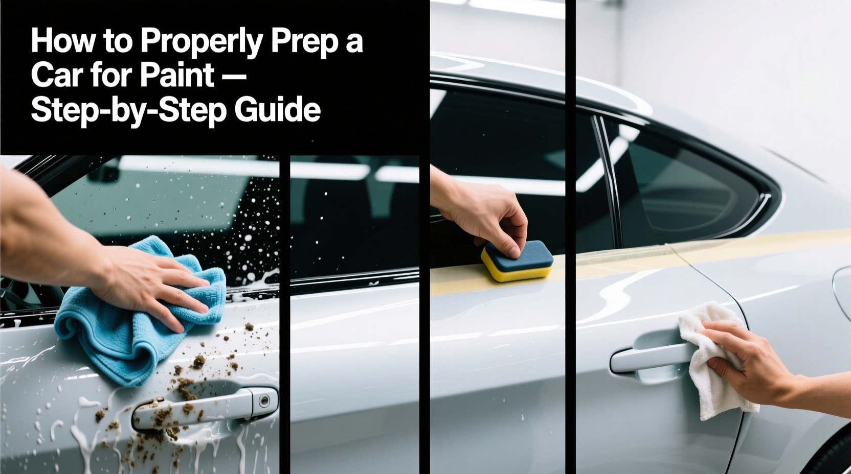 how do you prep a car for paint