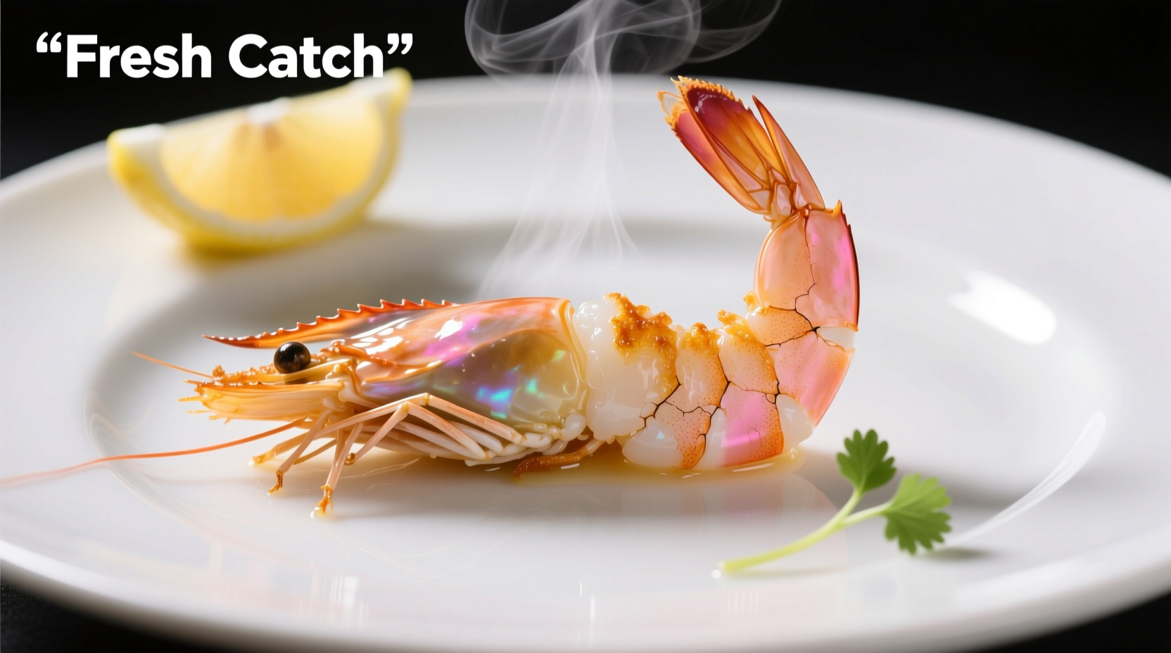 Perfectly cooked shrimp with visual doneness indicators