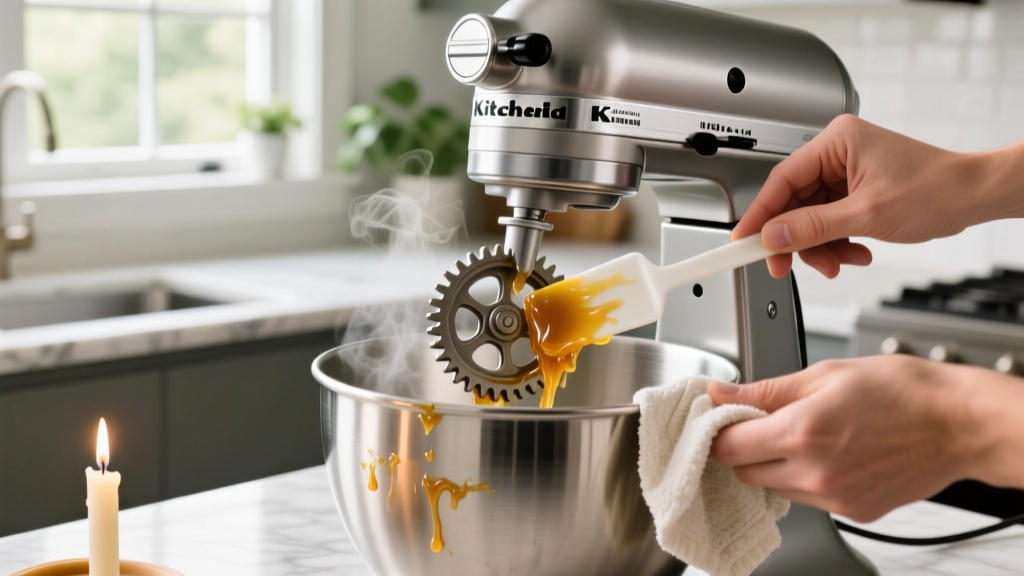 Tested: How to Get Candle Wax Out of Stand Mixer Fast