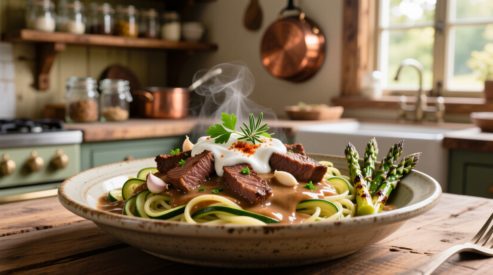 gluten free beef stroganoff