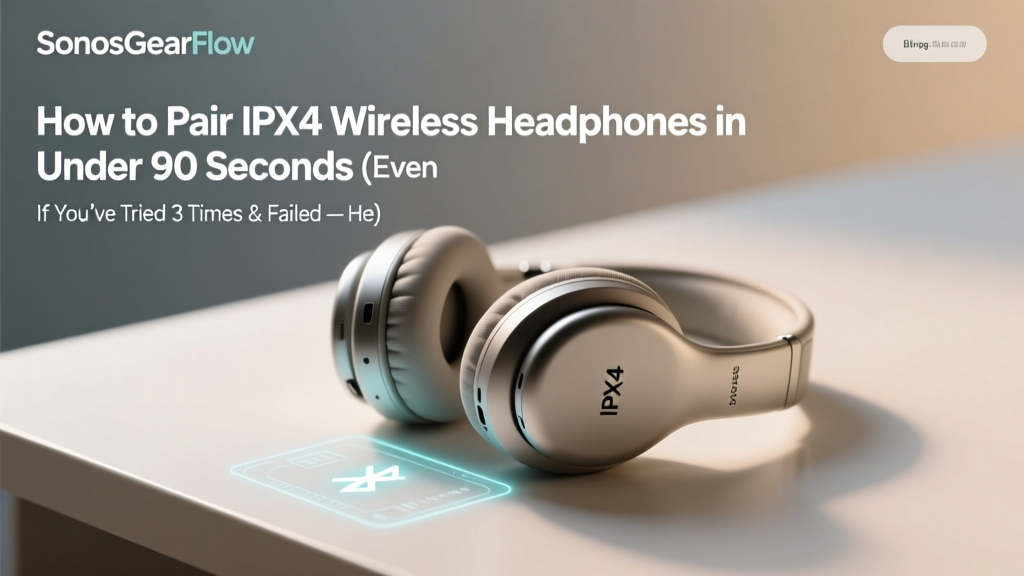 How to Pair IPX4 Wireless Headphones (2026)