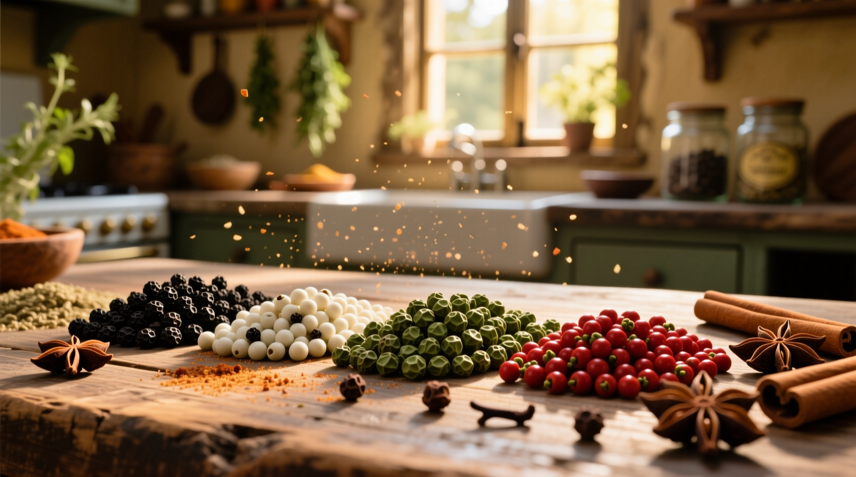 exploring the world of spices and peppercorns