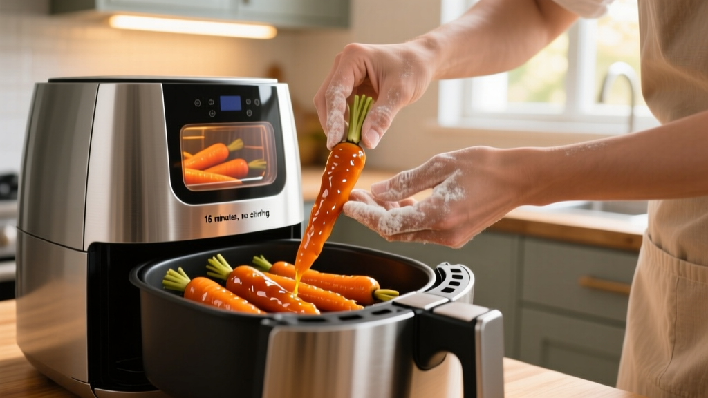 How to Air Fry Perfectly Crisp, Sweet-and-Savory Maple-Gl...