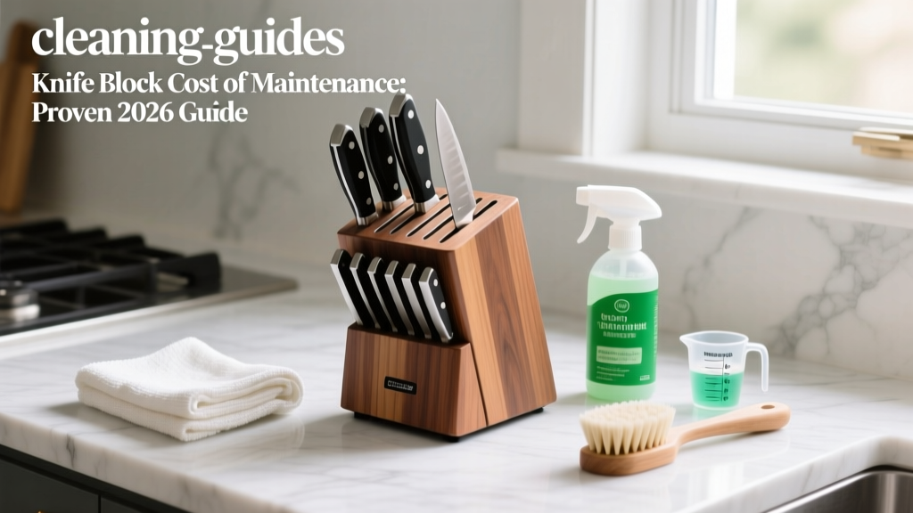 Knife Block Cost of Maintenance: Proven 2026 Guide