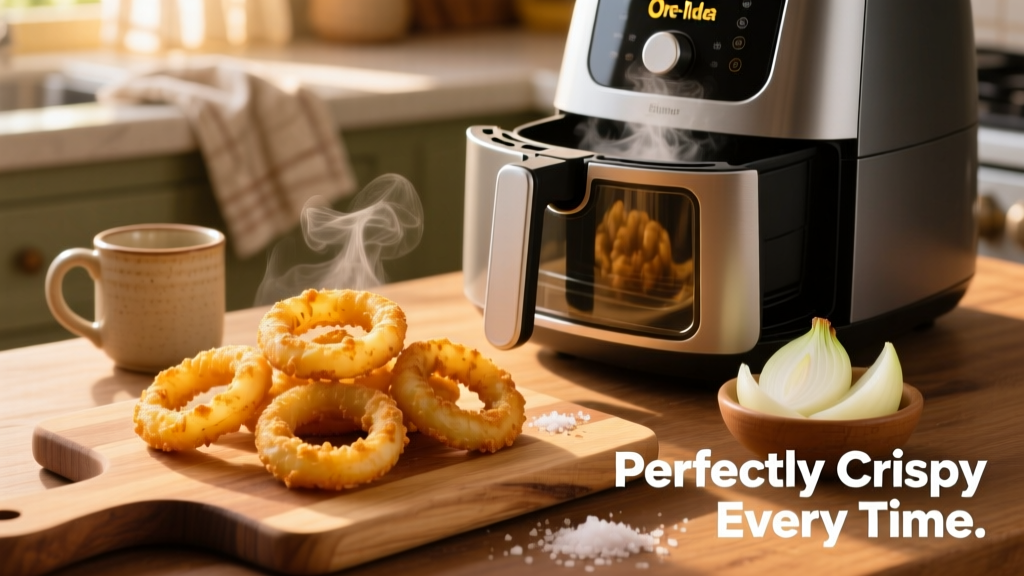 Perfect Air Fryer Ore-Ida Onion Rings (Crispy!)