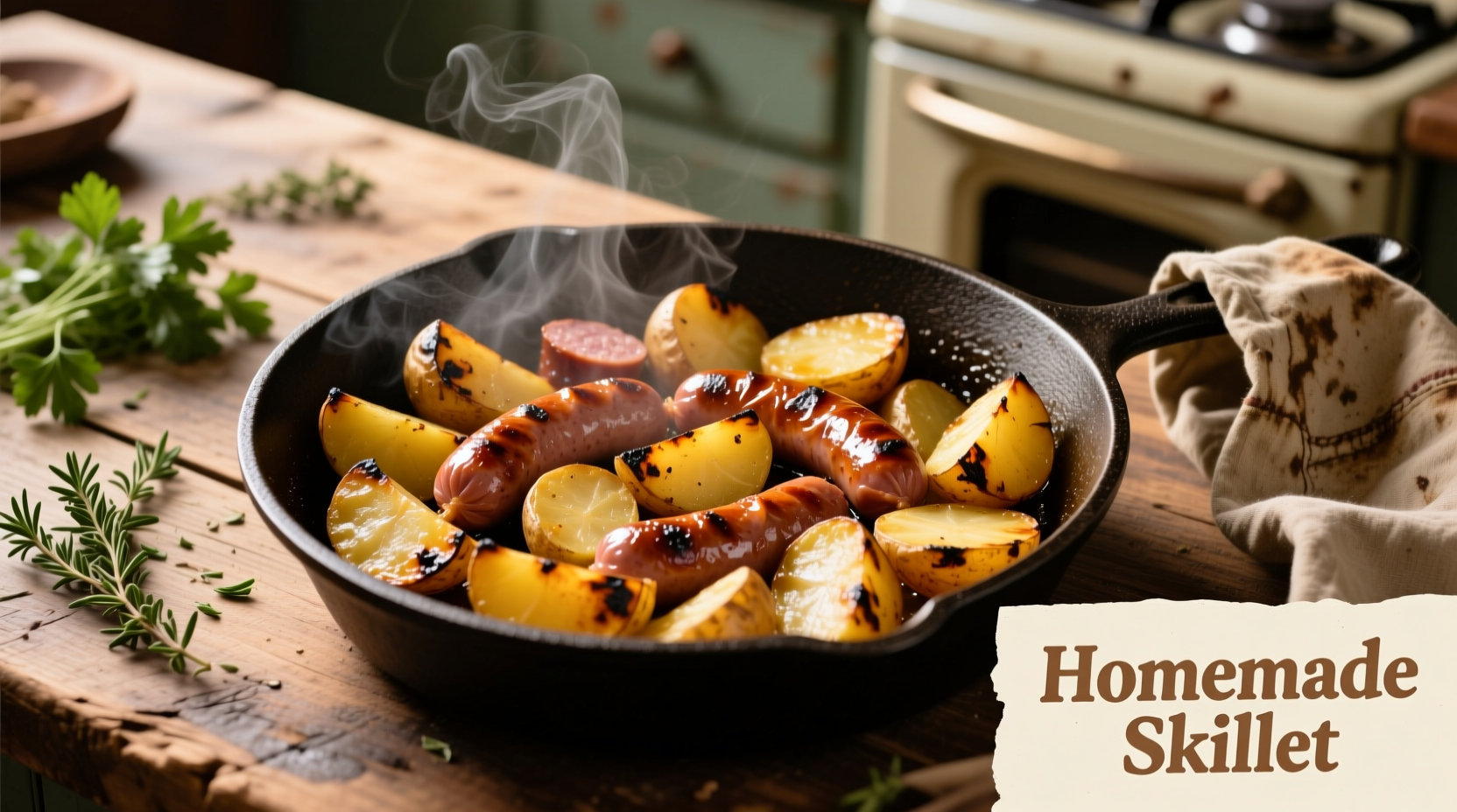 Perfect Potato Kielbasa Skillet Recipe in 35 Minutes