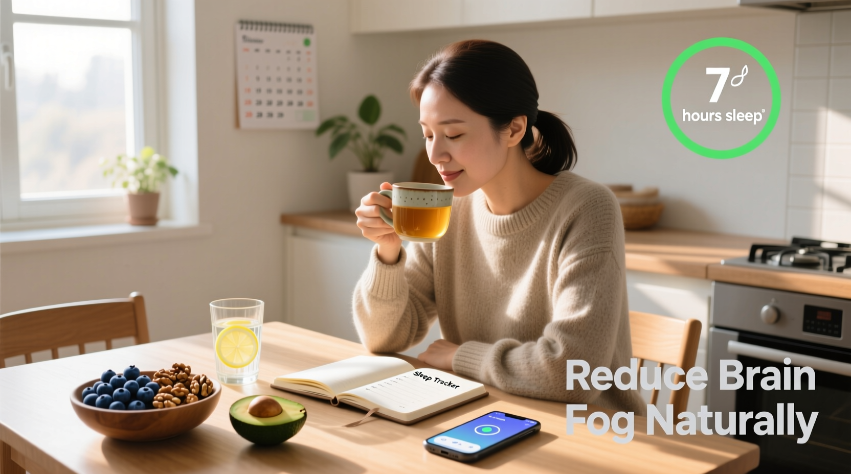 how to reduce brain fog through diet hydration and sleep adjustments