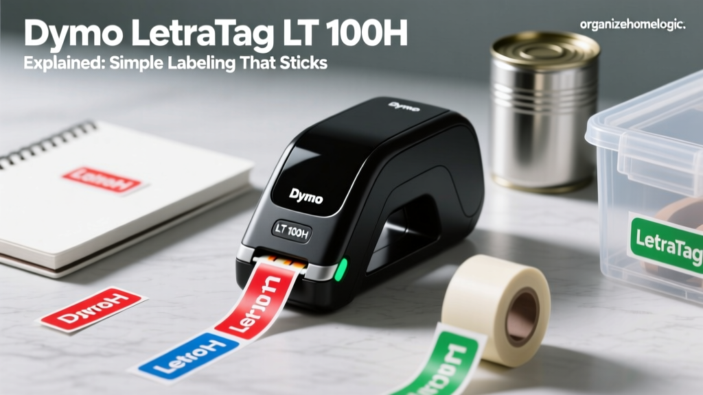 Dymo LetraTag LT 100H Explained: Simple Labeling That Sticks