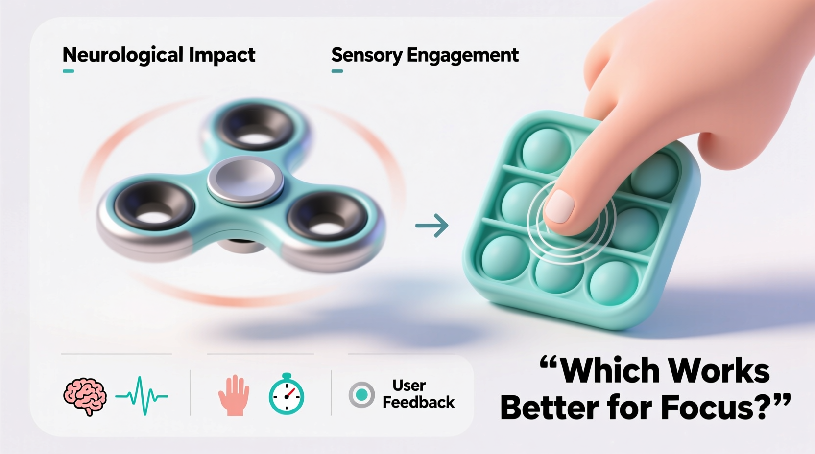 fidget spinner vs pop it which stress reliever actually works for focus
