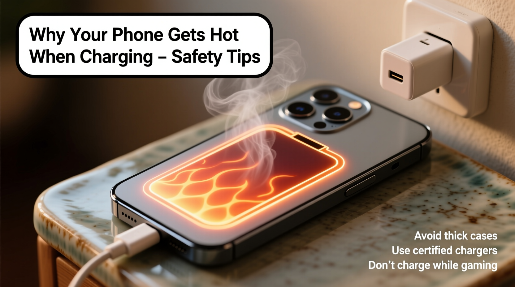 why does my phone get hot when charging troubleshooting safety tips