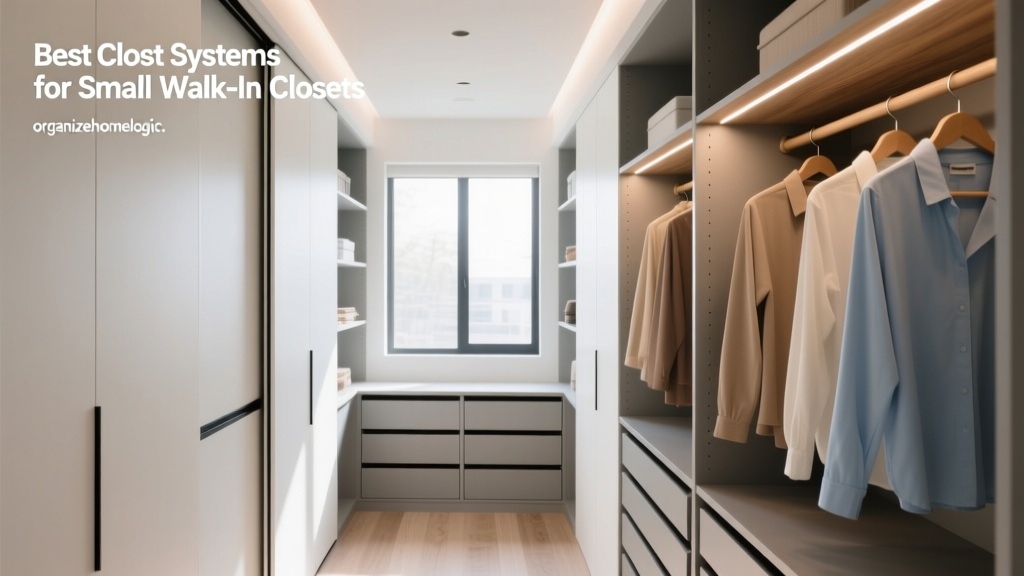 Best Closet Systems for Small Walk-In Closets