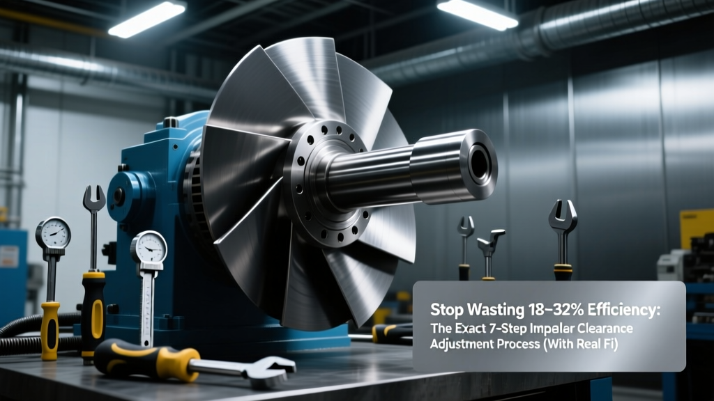 7-Step Impeller Clearance Adjustment: Boost Efficiency 27%