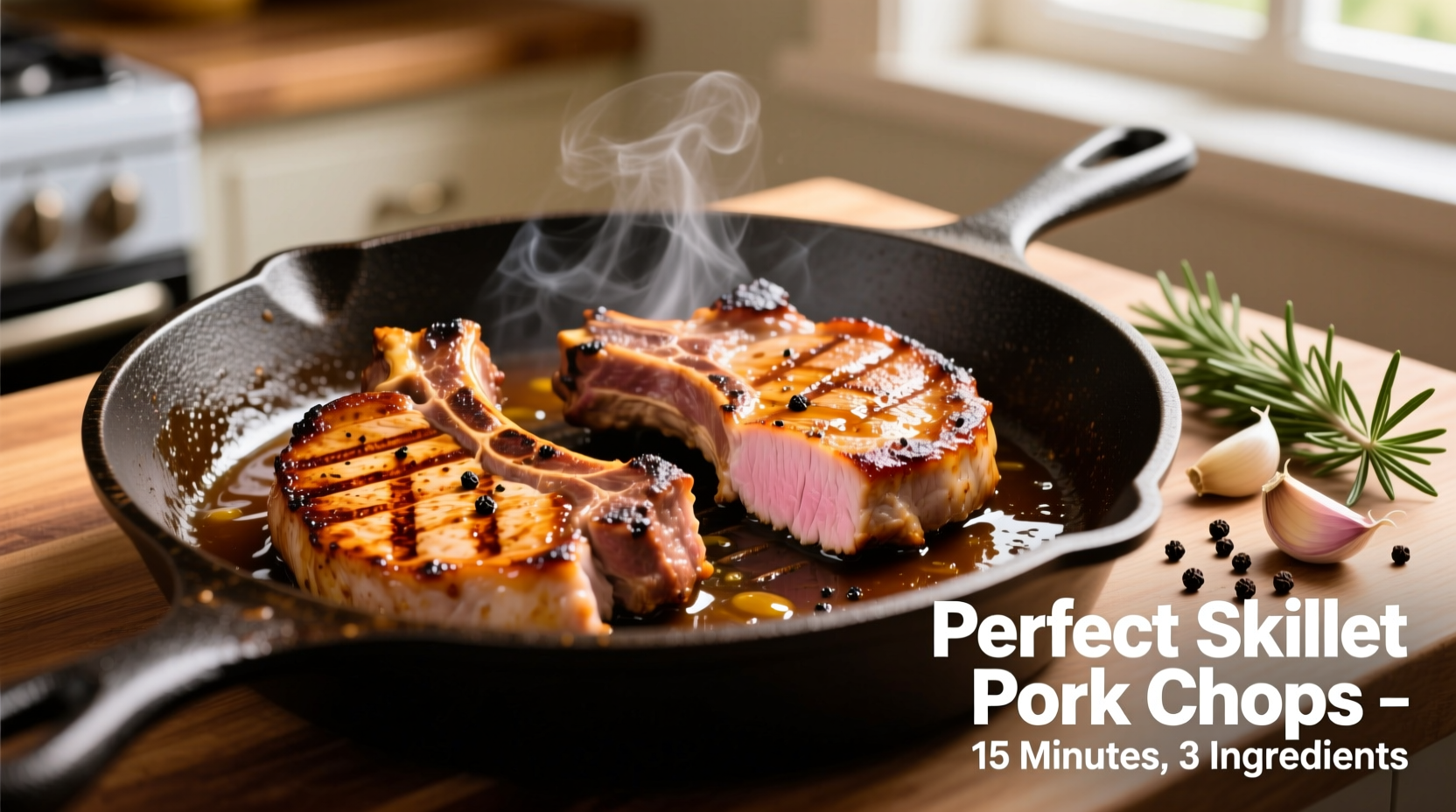 how to cook pork chops in skillet