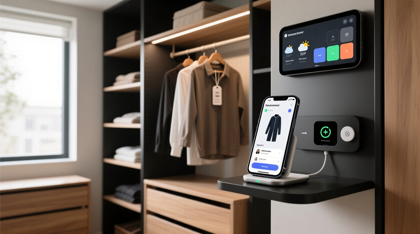 closet organizers with app integration useful or gimmicky