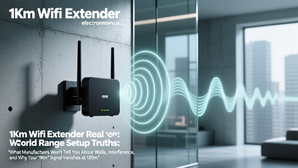 1Km Wifi Extender Real World Range Setup Truths: What Manufacturers Won’t Tell You About Walls, Interference, and Why Your ‘1km’ Signal Vanishes at 120m