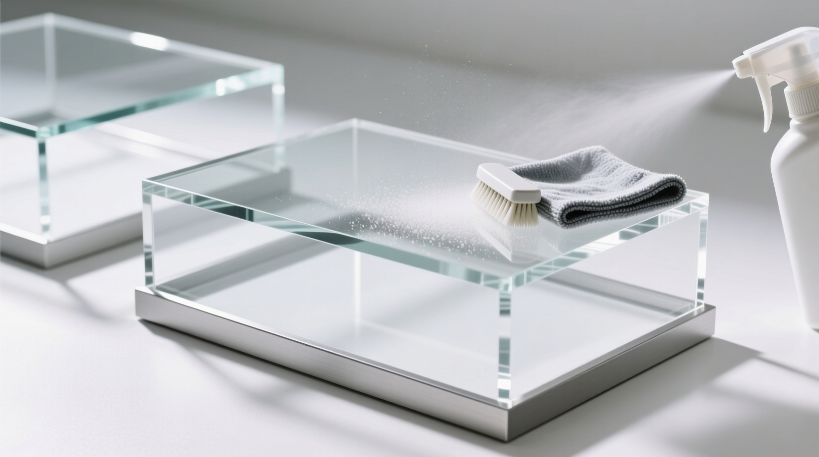 streak free acrylic cleaning for anime figurine cases