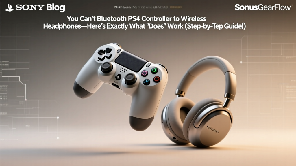 PS4 Wireless Headphones Setup: 5 Working Solutions