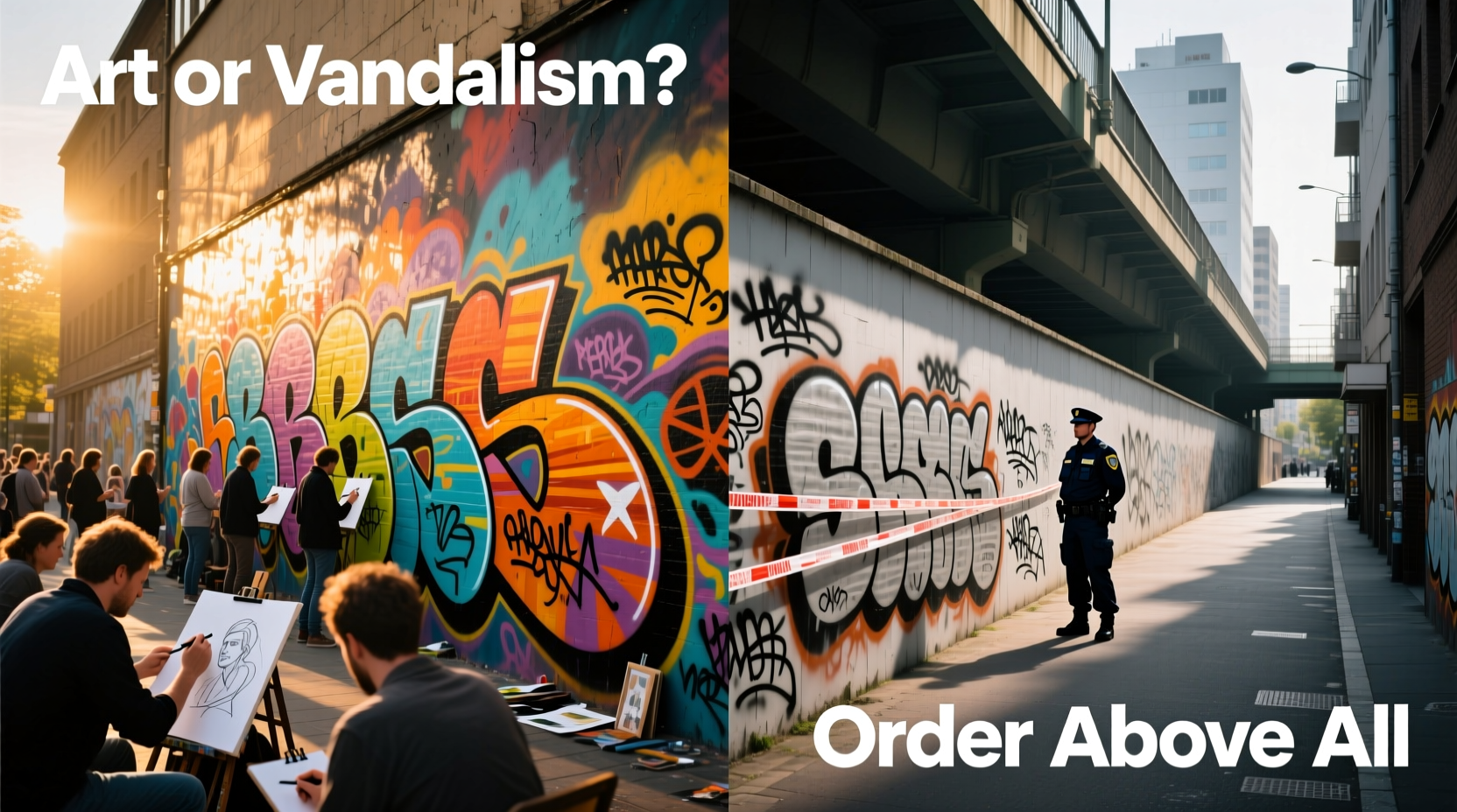 why do some cities embrace graffiti as art while others ban it