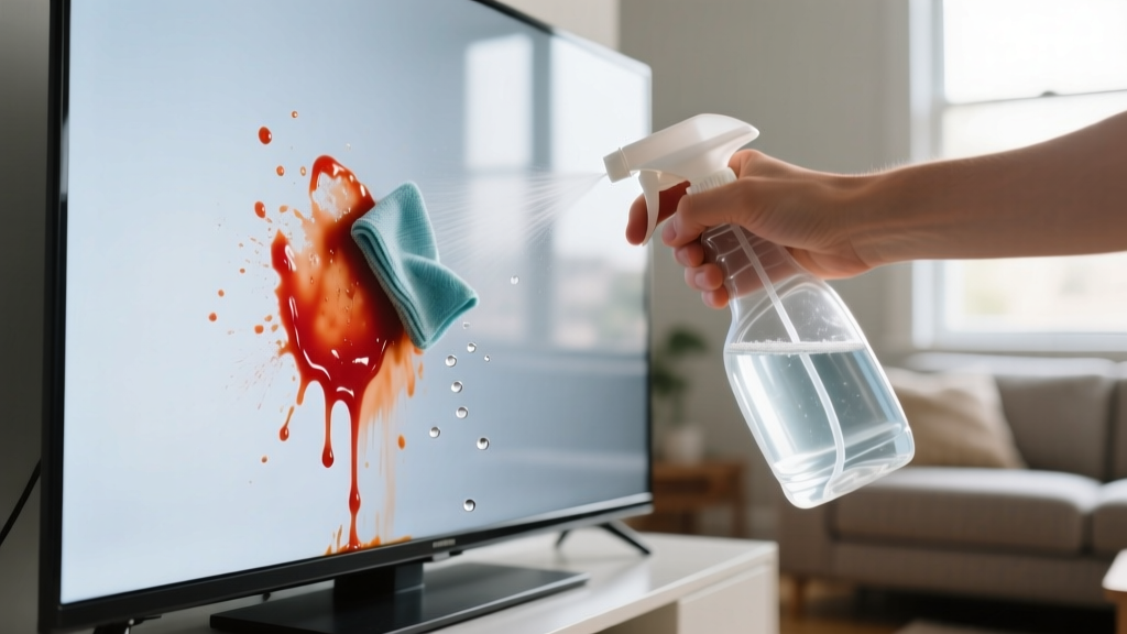 Tested: How to Get Tomato Sauce Out of TV Screen Fast