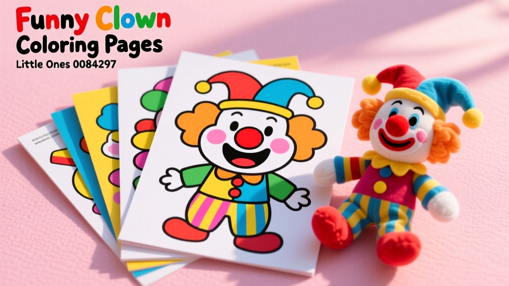 Funny Clown Coloring Pages for Little Ones (ID: 0084297): Safety, Developmental Benefits, and Age-Appropriate Design Analysis