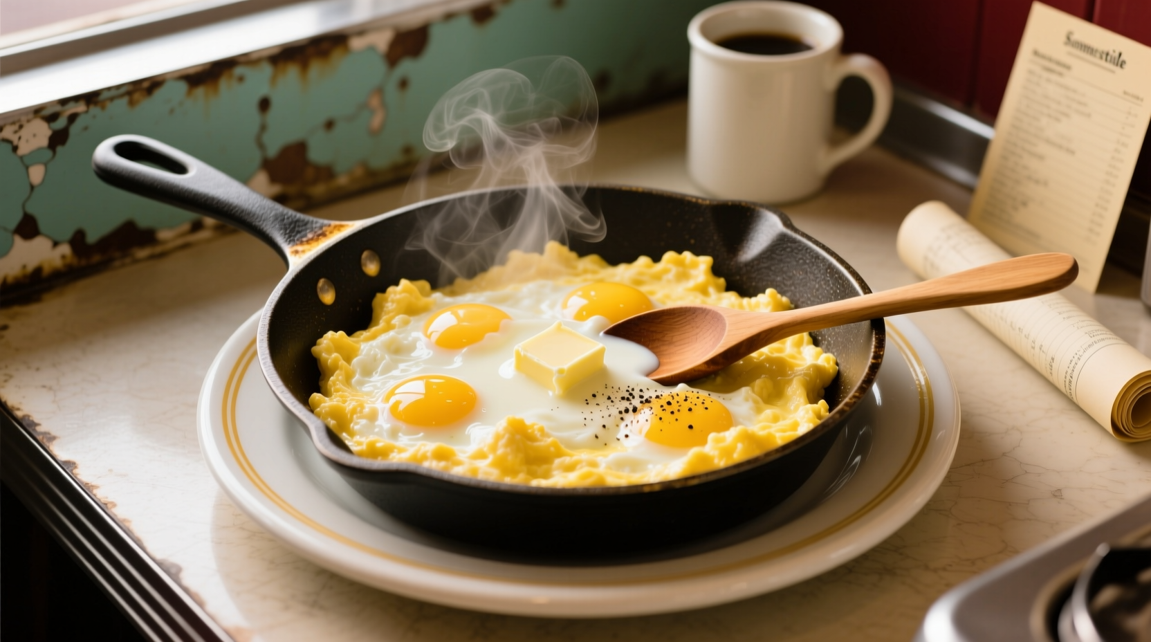 how to make fluffy scrambled eggs like a diner chef with simple tools