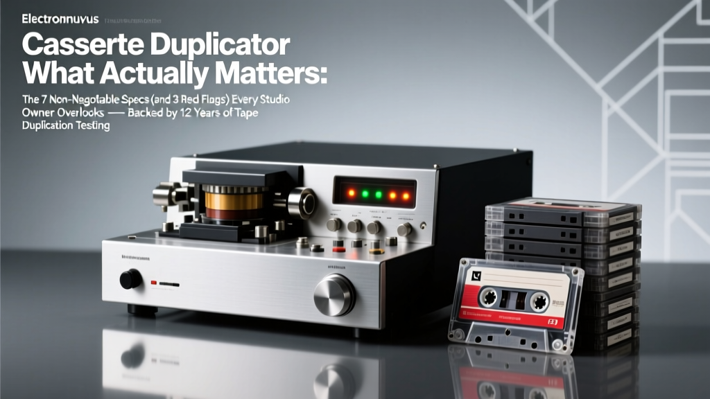 Cassette Duplicator What Actually Matters: The 7 Non-Negotiable Specs (and 3 Red Flags) Every Studio Owner Overlooks — Backed by 12 Years of Tape Duplication Testing