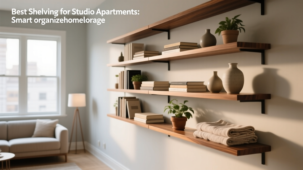 Best Shelving for Studio Apartments: Smart Storage
