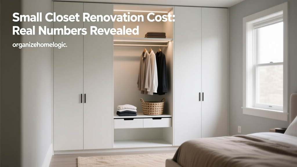 Small Closet Renovation Cost: Real Numbers Revealed