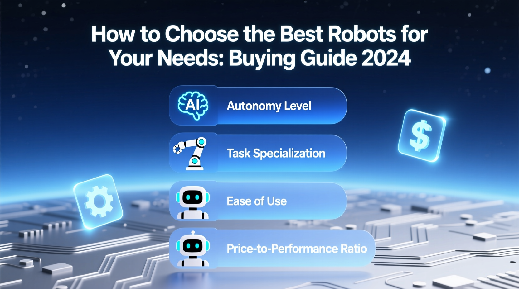 How to Choose the Best Robots for Your Needs: Buying Guide 2024