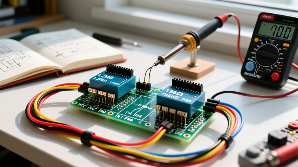 Arduino Motor Control Board Configuration: L298N and TB6612FNG Setup