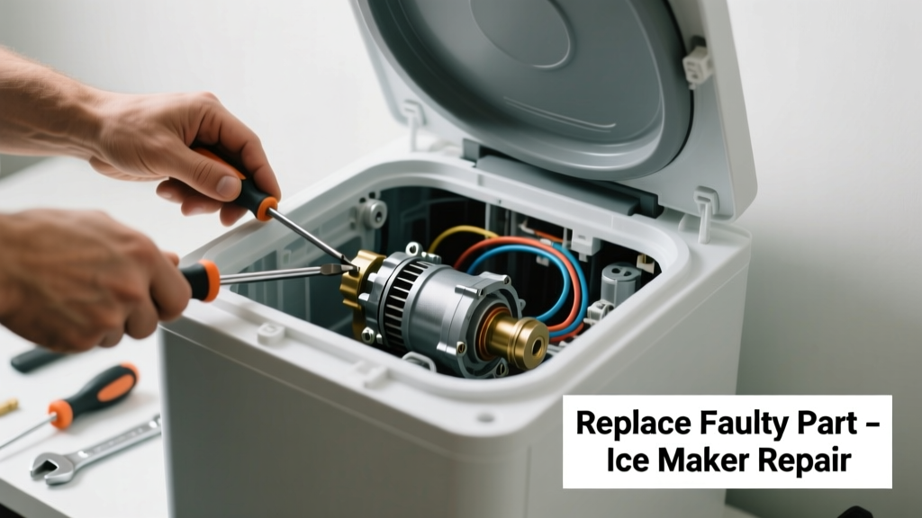 Ice Maker Not Making Ice? Replace the Faulty Part