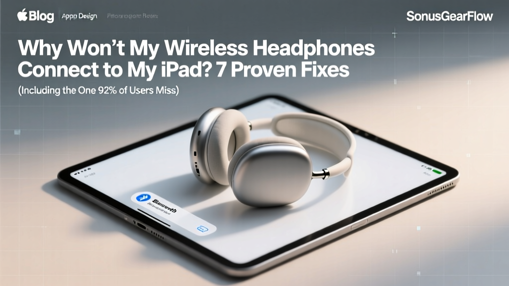 iPad Wireless Headphones Won’t Connect? 7 Fixes