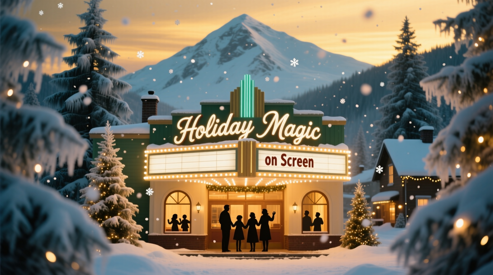 a snow capped christmas movie