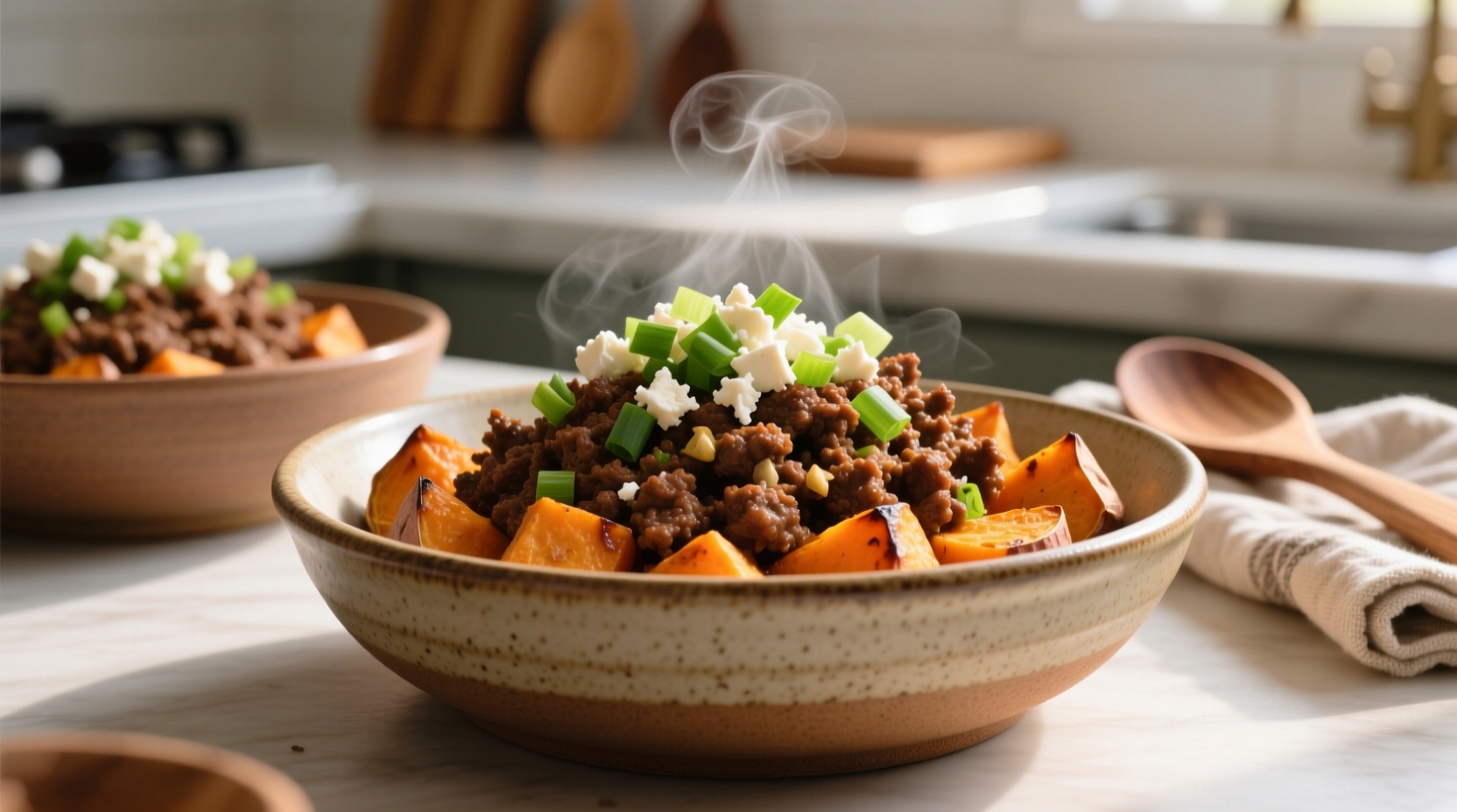 Perfect Ground Beef Sweet Potato Bowls Recipe in 30 Minutes