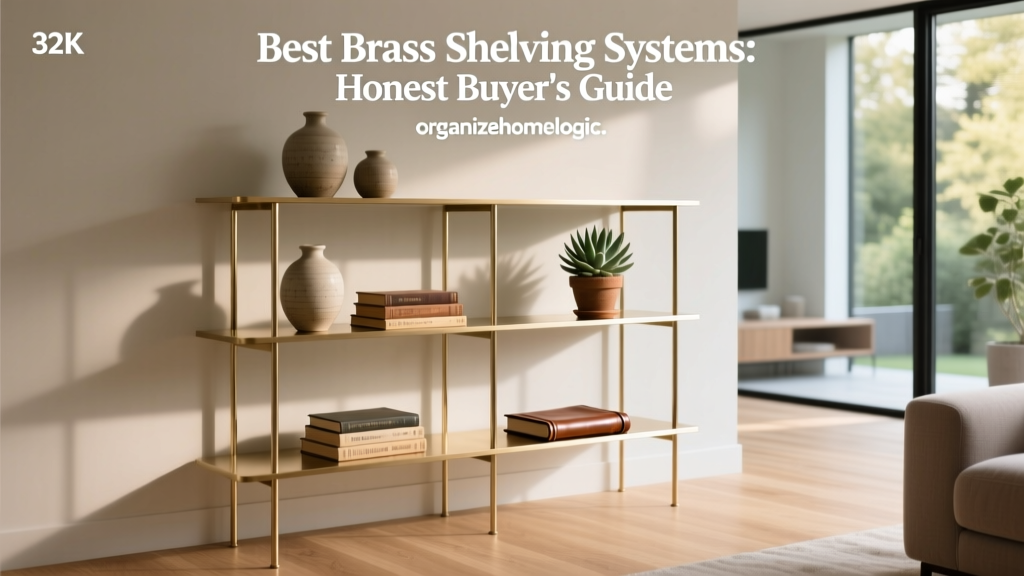 Best Brass Shelving Systems: Honest Buyer's Guide