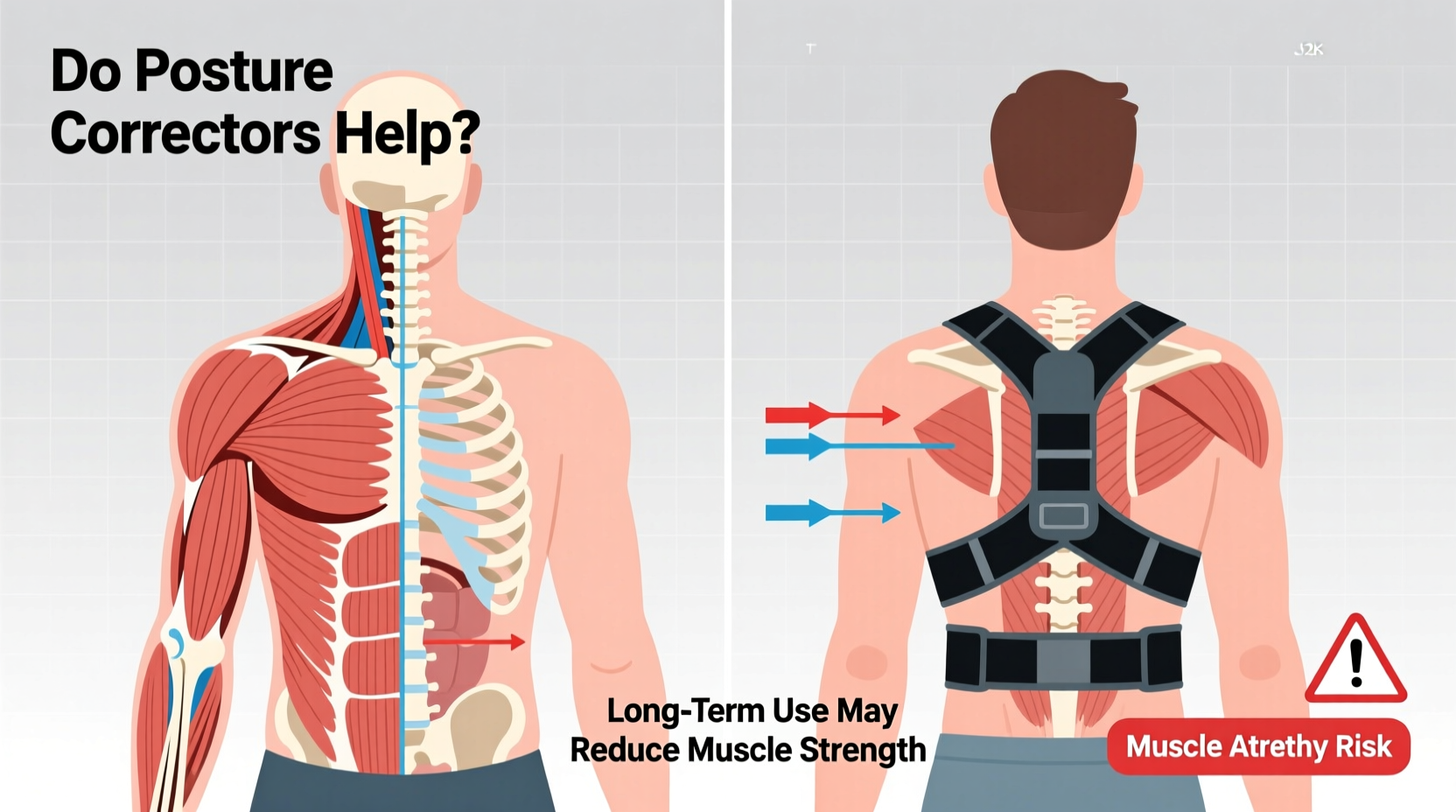 do posture correctors really help or do they weaken back muscles