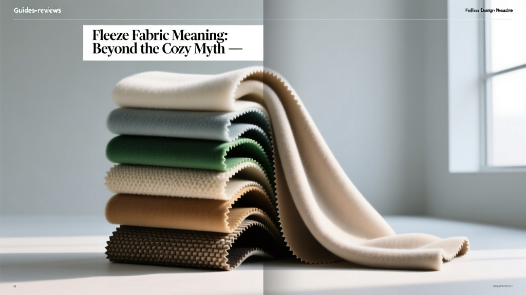 Fleece Fabric Meaning: Beyond the Cozy Myth