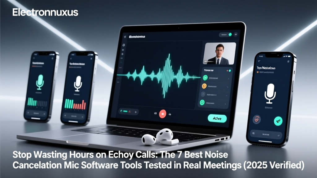 Stop Wasting Hours on Echoy Calls: The 7 Best Noise Cancellation Mic Software Tools Tested in Real Meetings (2025 Verified)
