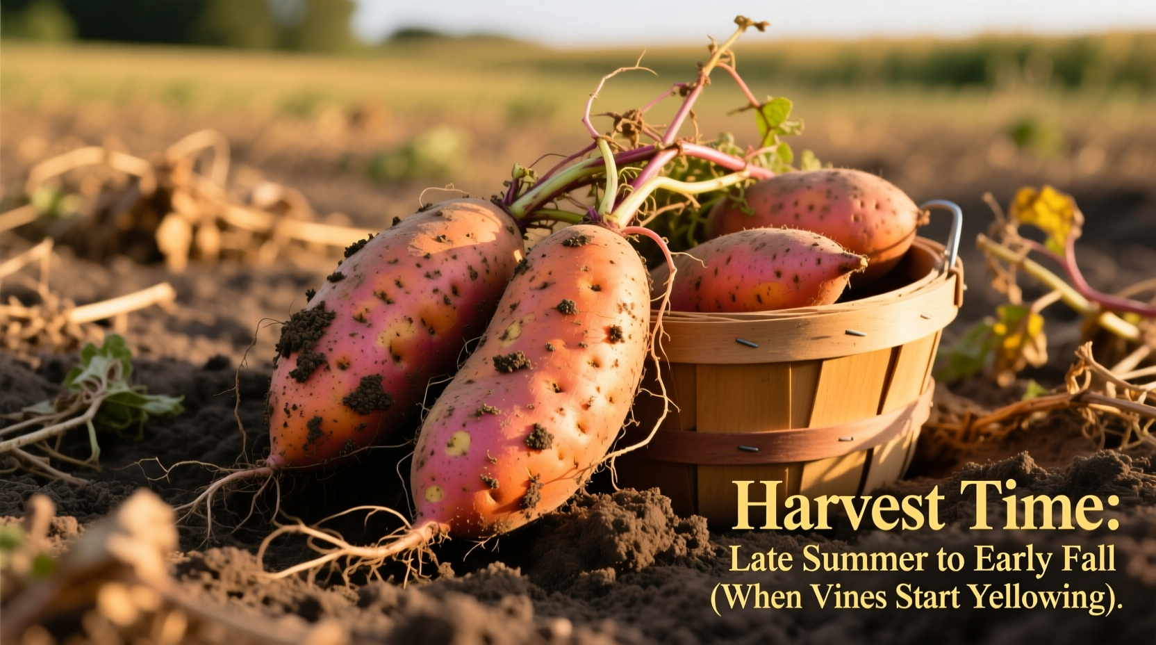 When to Harvest Sweet Potatoes: Timing Guide for Best Flavor