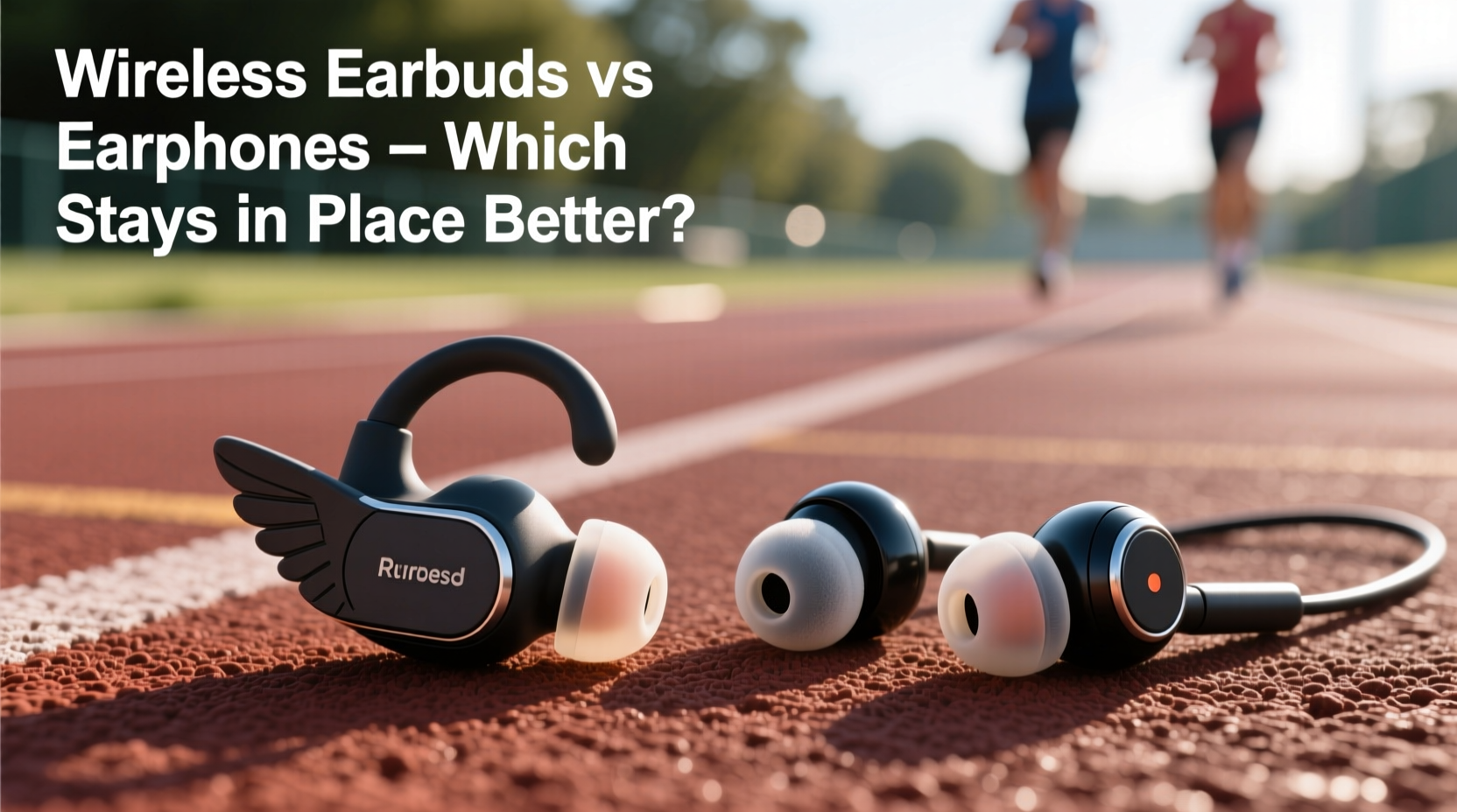 wireless earbuds vs earphones for running which stays in place better