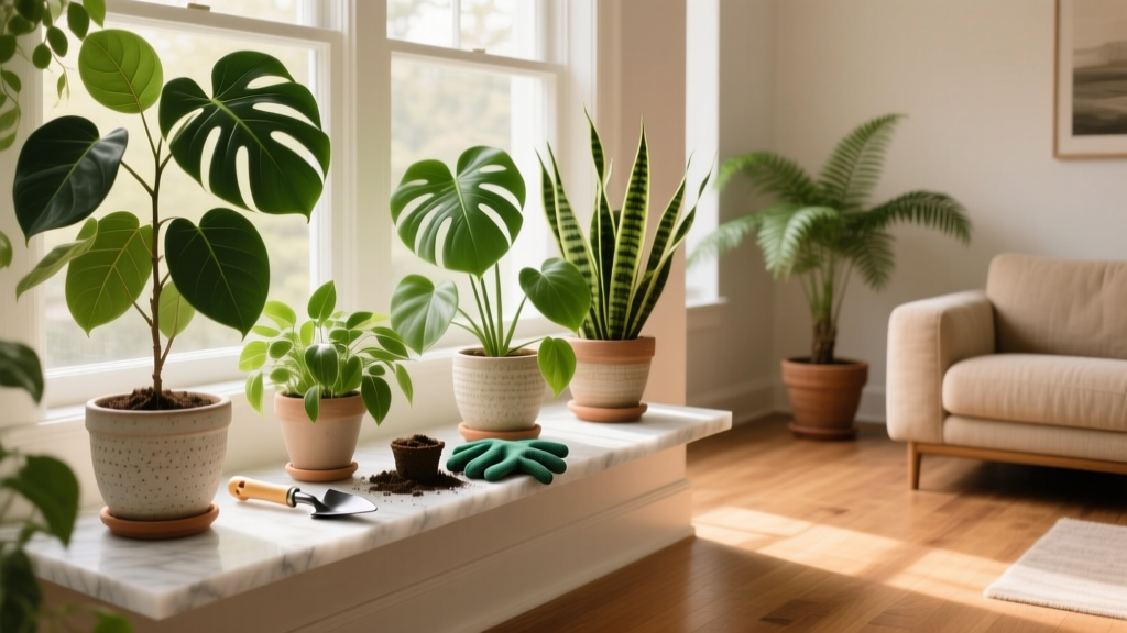 Indoor Plant Food on Outdoor Plants? Truth & Repotting Tips